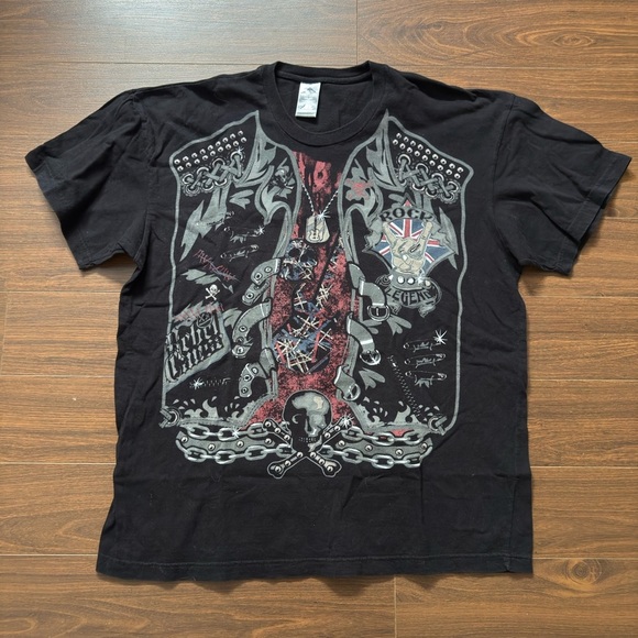 Tapout Other - Y2K Biker Graphic T-Shirt